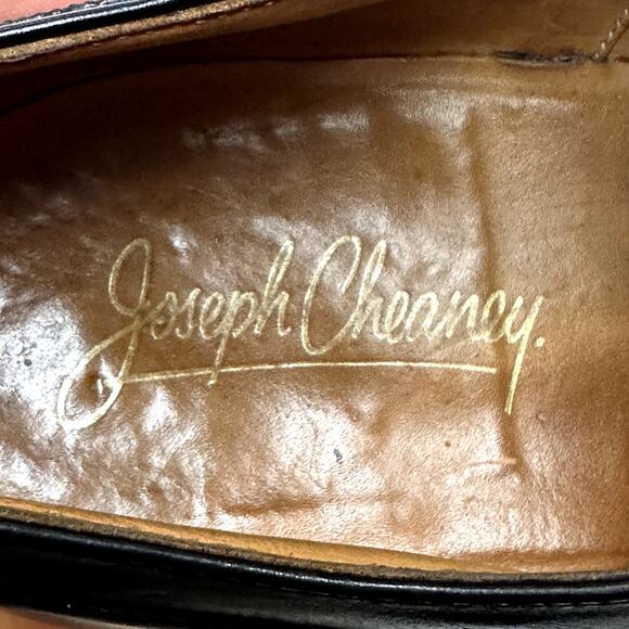 VGUC VTG Joseph Cheaney Cap Toe Oxford Bench Made England 175 UK 11 E  US 12 C main image 4